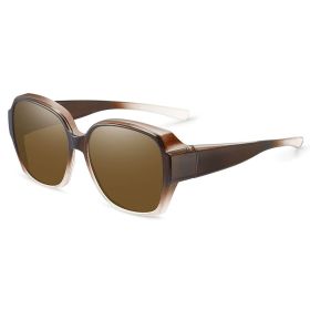 OverVue Polarized Sunglasses (Color: Brown)