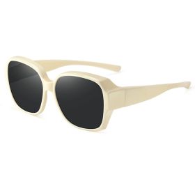 OverVue Polarized Sunglasses (Color: Off white)
